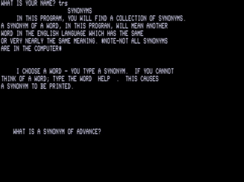Screen shot